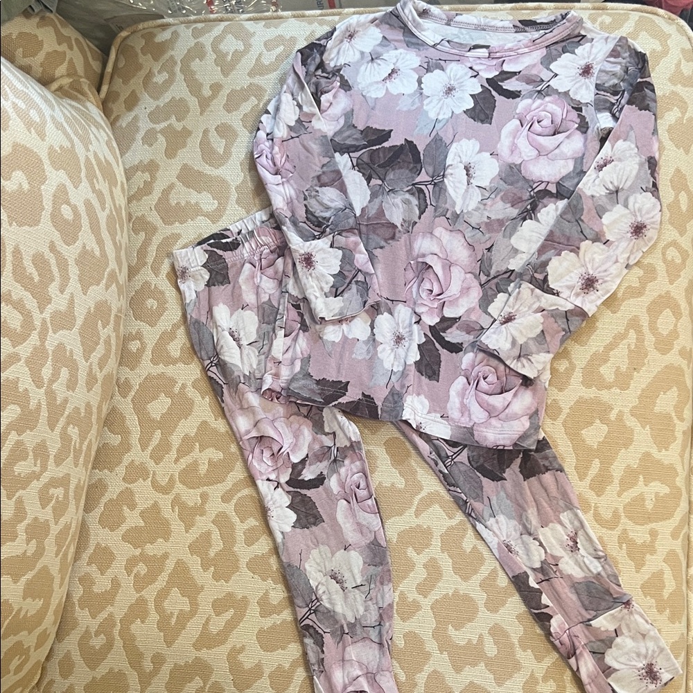 Posh Peanut Floral Pajama Set 2t
